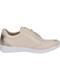 Caprice Sneakers^Leder-Sneakers in Beige/ Gold