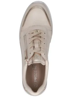 Caprice Sneakers^Leder-Sneakers in Beige/ Gold