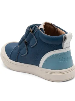 bisgaard Sneakers·Sneakers High^Leder-Sneakers in Blau/ Hellblau/ Weiß