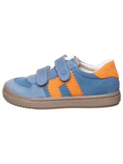 Ricosta Sneakers·Sneakers Low^Leder-Sneakers in Blau/ Orange