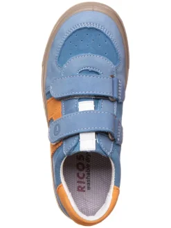 Ricosta Sneakers·Sneakers Low^Leder-Sneakers in Blau/ Orange