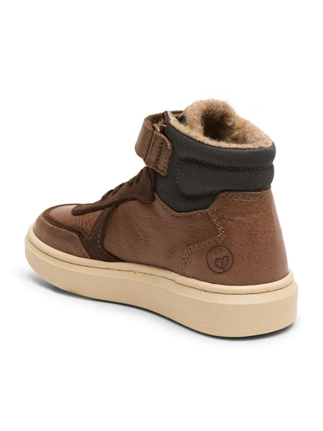 Leder-Sneakers in Braun>bisgaard Clearance