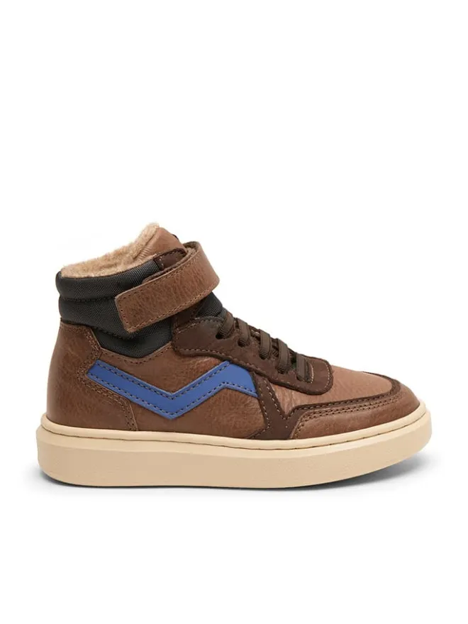 Leder-Sneakers in Braun>bisgaard Clearance