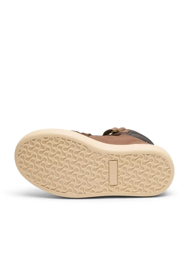 Leder-Sneakers in Braun>bisgaard Clearance