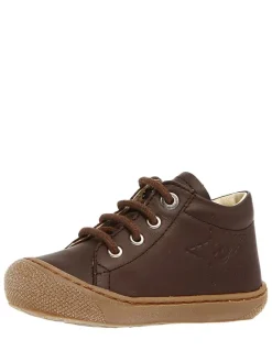 Leder-Sneakers in Braun><noscript><img width=