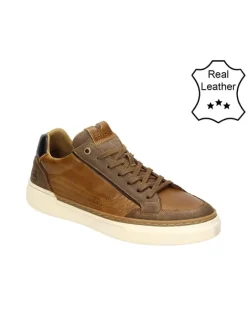 Leder-Sneakers in Cognac>Bullboxer Sale