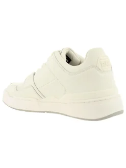 Leder-Sneakers in Creme><noscript><img width=