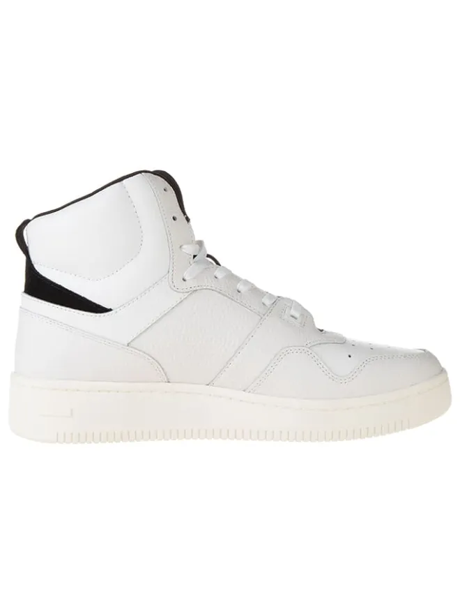 Leder-Sneakers in Creme>Tommy Hilfiger Shoes Online