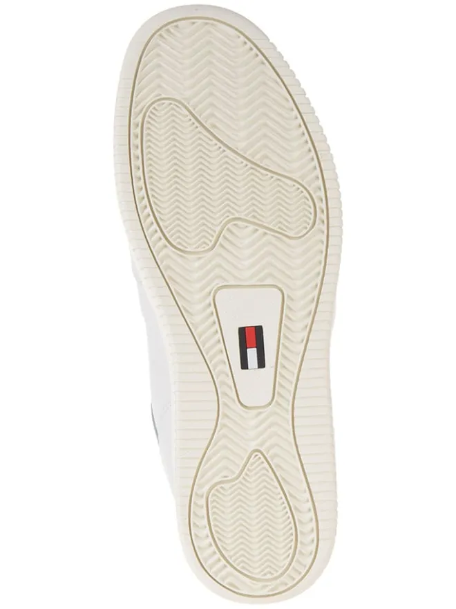 Leder-Sneakers in Creme>Tommy Hilfiger Shoes Online