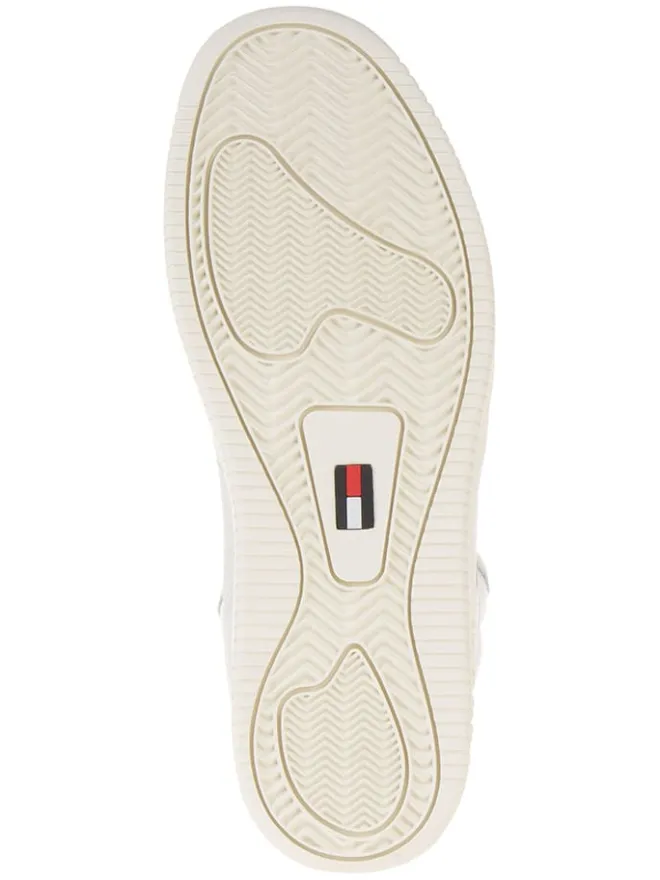 Leder-Sneakers in Creme>Tommy Hilfiger Shoes Online