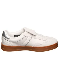 Tommy Hilfiger Shoes Sneakers^Leder-Sneakers in Creme/ Silber