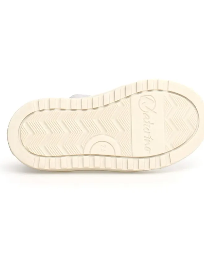 Leder-Sneakers in Dunkelblau/ Weiß>Naturino Discount