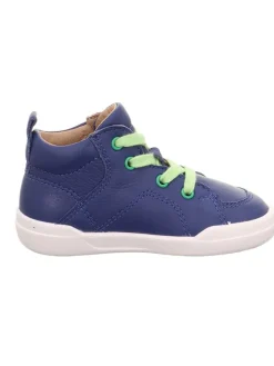 superfit Lauflernschuhe^Leder-Sneakers in Dunkelblau