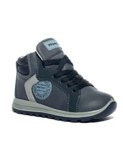 Leder-Sneakers in Dunkelblau>Primigi Discount