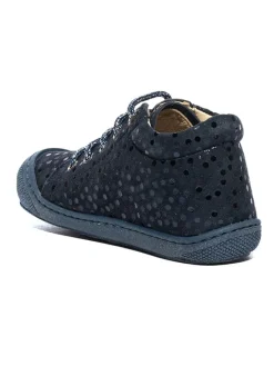 Leder-Sneakers in Dunkelblau><noscript><img width=