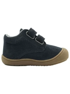 Leder-Sneakers in Dunkelblau><noscript><img width=