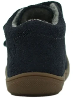 Leder-Sneakers in Dunkelblau><noscript><img width=