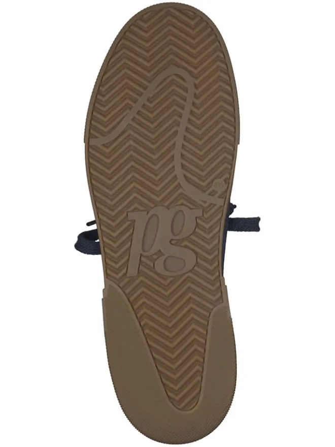 Leder-Sneakers in Dunkelblau>Paul Green Outlet
