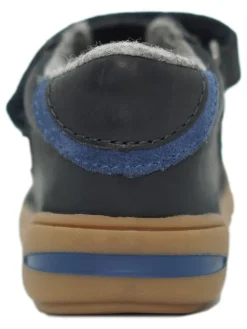 Leder-Sneakers in Dunkelblau><noscript><img width=