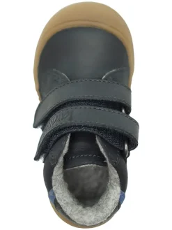 Leder-Sneakers in Dunkelblau><noscript><img width=