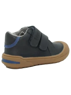 Leder-Sneakers in Dunkelblau><noscript><img width=