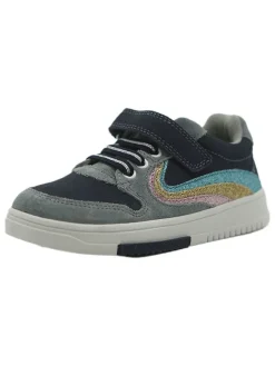 lamino Sneakers·Sneakers Low^Leder-Sneakers in Dunkelblau/ Hellblau