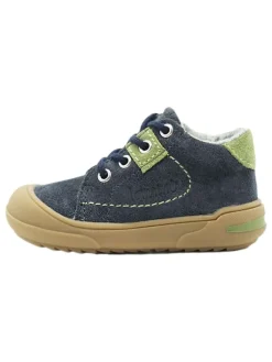 Leder-Sneakers in Dunkelblau>lamino Hot