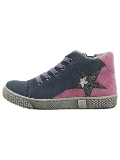lamino Sneakers·Sneakers High^Leder-Sneakers in Dunkelblau/ Pink