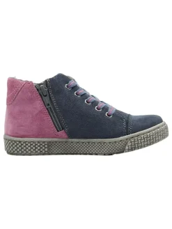 lamino Sneakers·Sneakers High^Leder-Sneakers in Dunkelblau/ Pink