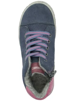 lamino Sneakers·Sneakers High^Leder-Sneakers in Dunkelblau/ Pink
