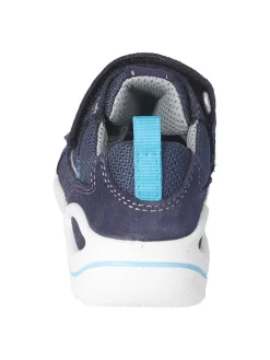 Leder-Sneakers in Dunkelblau><noscript><img width=
