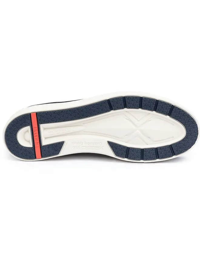 LLOYD Schnürschuhe^Leder-Sneakers in Dunkelblau