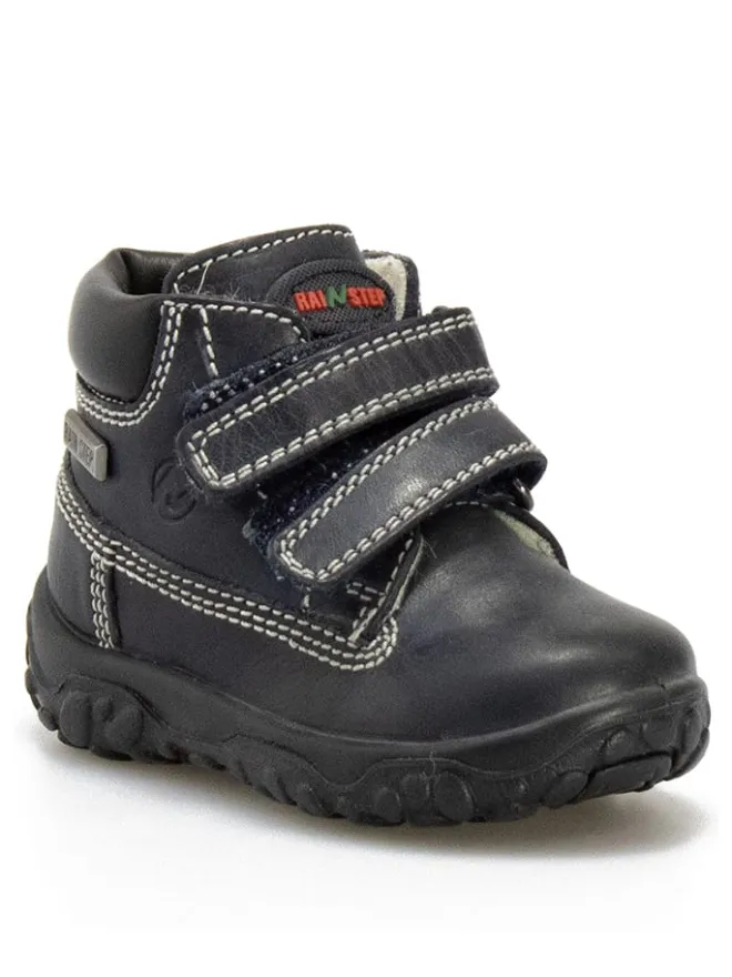 Leder-Sneakers in Dunkelblau>Naturino Outlet