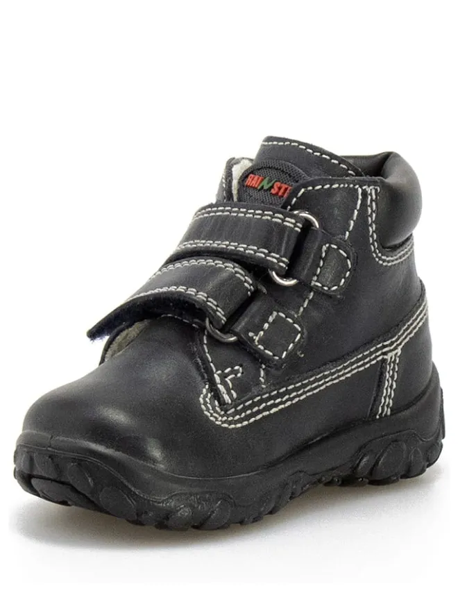 Leder-Sneakers in Dunkelblau>Naturino Outlet