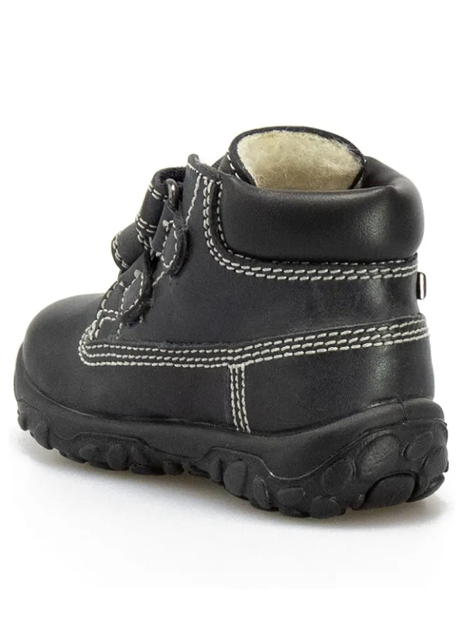 Leder-Sneakers in Dunkelblau>Naturino Outlet