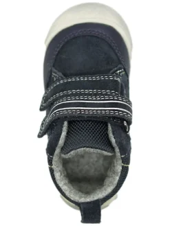 Leder-Sneakers in Dunkelblau><noscript><img width=