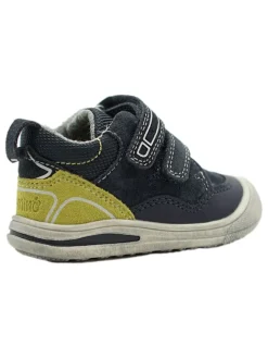 Leder-Sneakers in Dunkelblau><noscript><img width=