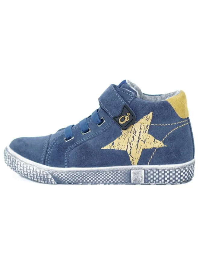 lamino Sneakers·Sneakers High^Leder-Sneakers in Dunkelblau