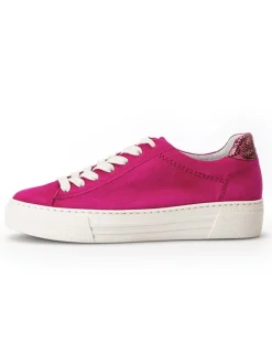 Leder-Sneakers in Fuchsia>Gabor Sale