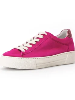 Leder-Sneakers in Fuchsia>Gabor Sale