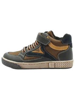 Leder-Sneakers in Gelb/ Schwarz>lamino Online