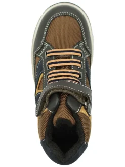 Leder-Sneakers in Gelb/ Schwarz><noscript><img width=