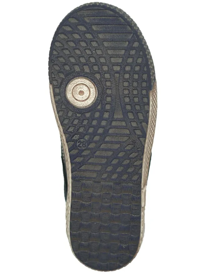 Leder-Sneakers in Gelb/ Schwarz>lamino Online