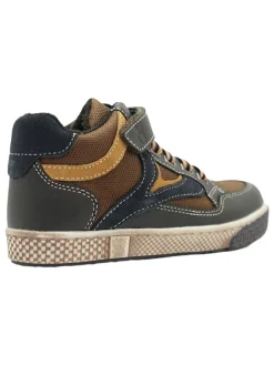 Leder-Sneakers in Gelb/ Schwarz><noscript><img width=