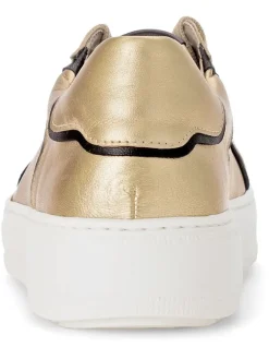 Gabor Sneakers^Leder-Sneakers in Gold/ Schwarz