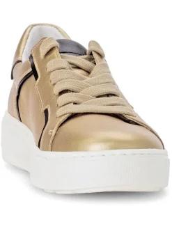 Gabor Sneakers^Leder-Sneakers in Gold/ Schwarz