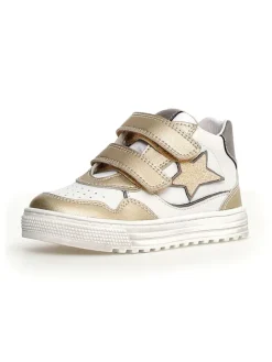 Naturino Sneakers·Sneakers High^Leder-Sneakers in Gold/ Silber/ Weiß