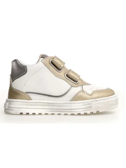 Naturino Sneakers·Sneakers High^Leder-Sneakers in Gold/ Silber/ Weiß