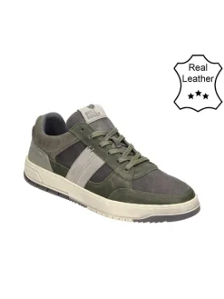 Bullboxer Sneakers^Leder-Sneakers in Grau