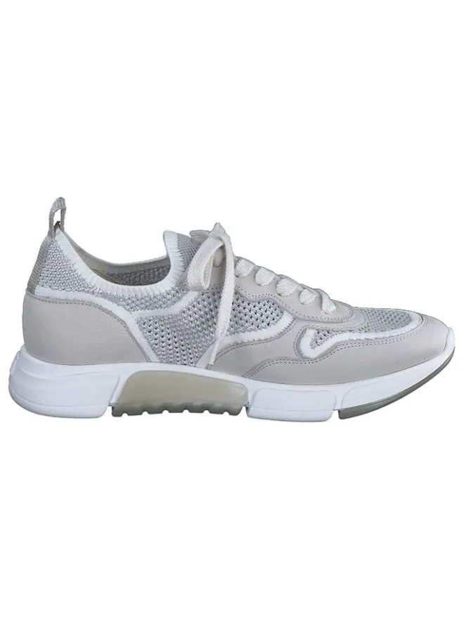 Paul Green Sneakers^Leder-Sneakers in Grau